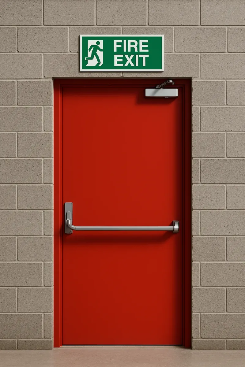fire exits - professional steel doors available in Eastbourne from UK manufacturers